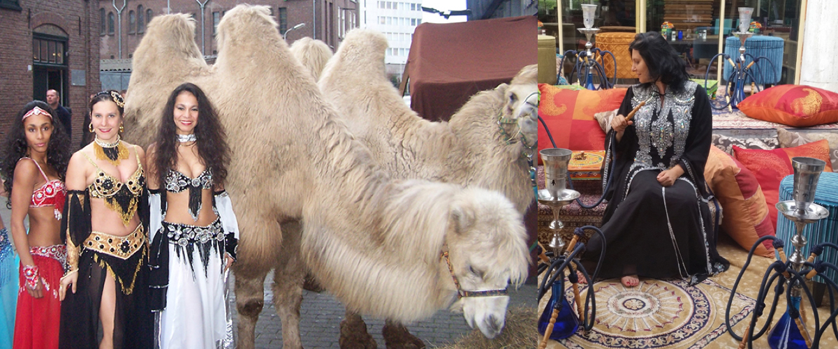 Shisha roken voor zigeuners feest